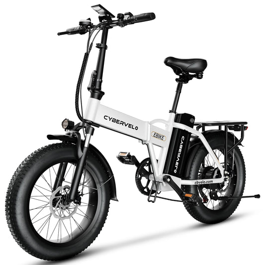 48V 20.8AH Removable Battery EBike,28+MPH,1000W Folding Electric Bike,80 Miles Max Range Electric Bike for Adults, 20" Fat Tire