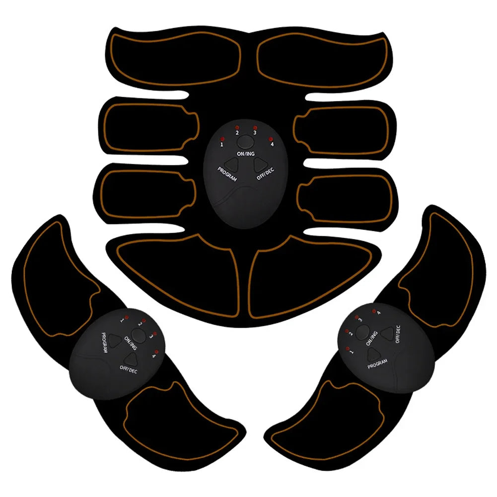 Wireless EMS Abdominal Muscle Stimulator Buttock Hip Trainer Waist Arm Leg Body Smart Slimming Massager Unisex Fitness Equiment
