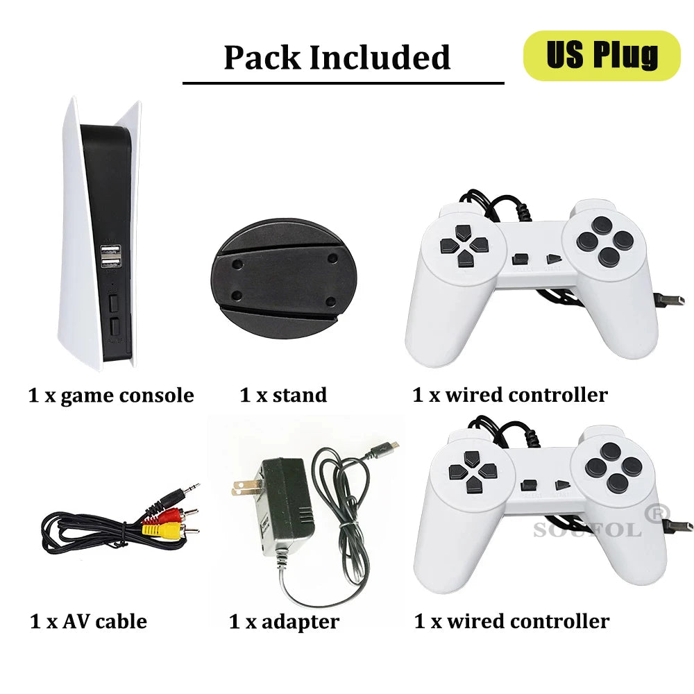 Dropshipping Two-Player Video Game Console With 200 Classic Games 8-Bit GS5 TV Consola Retro Handheld Game Player AV Output