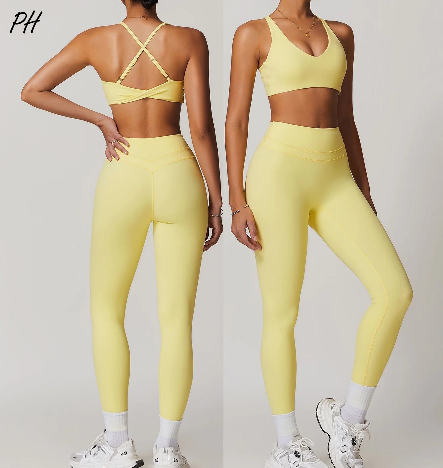 Gym Yoga Set Nude Feeling Comfortable Workout Sets Women Tracksuit Gym Push Up Fitness Running Sportwear Sport Bra Leggings Suit