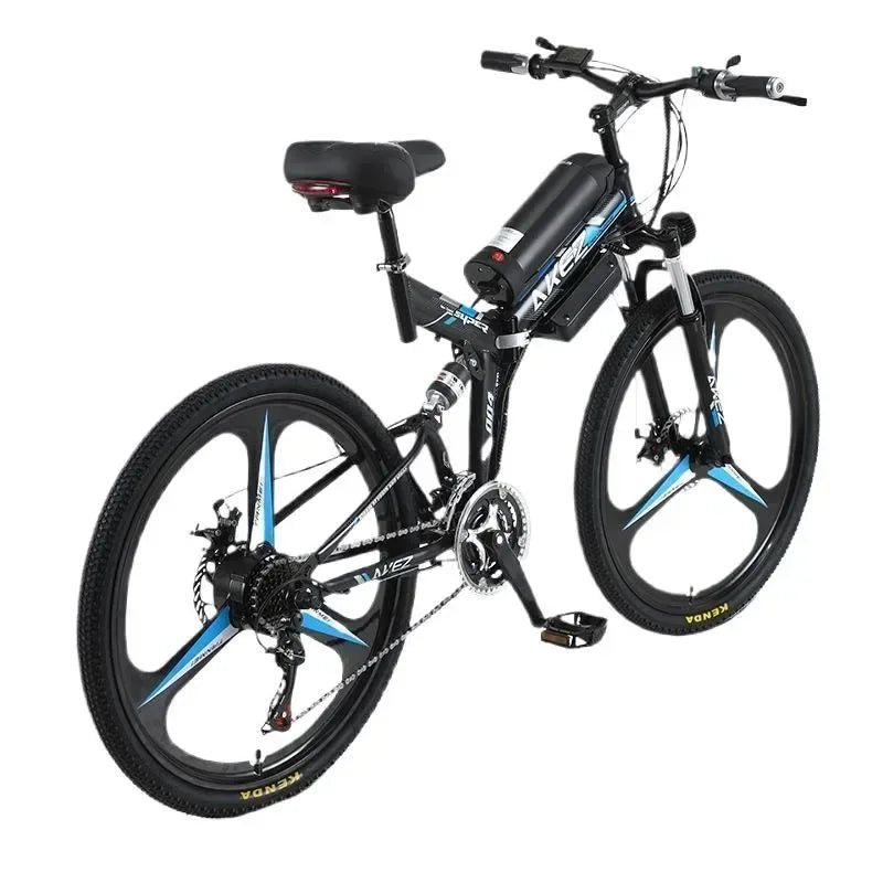 AKEZ Electric bicycle 350w36v10ah battery adult urban commuter Electric Bike 26 Inch Fat Tire snow beach off-road riding e-bike