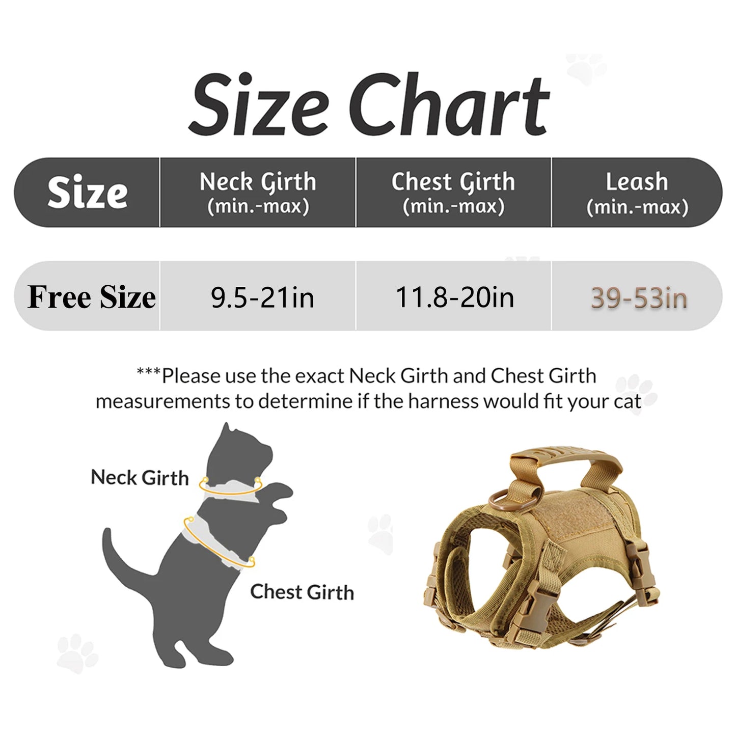 Tactical Cat Harness Leash with 9 Patches Small Dog Puppy Vest Straps with Handle Harnesses Training Adjustable Pet Accessories