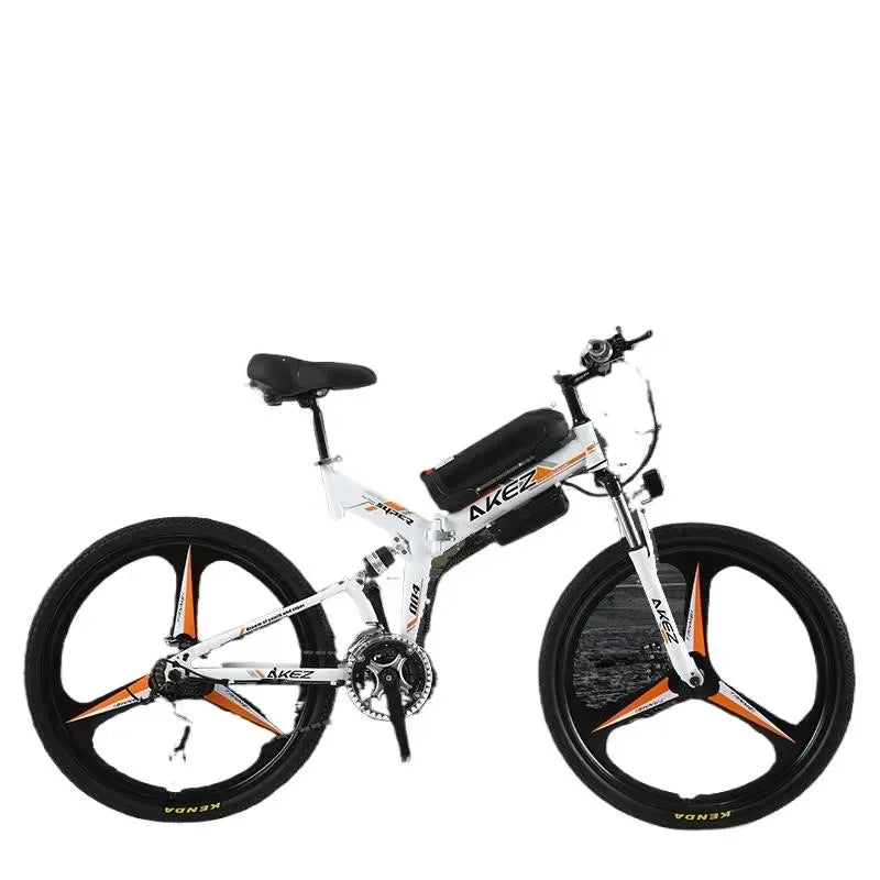 AKEZ Electric bicycle 350w36v10ah battery adult urban commuter Electric Bike 26 Inch Fat Tire snow beach off-road riding e-bike