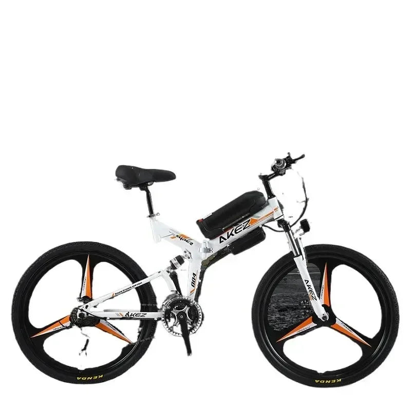 AKEZ Electric bicycle 350w36v10ah battery adult urban commuter Electric Bike 26 Inch Fat Tire snow beach off-road riding e-bike