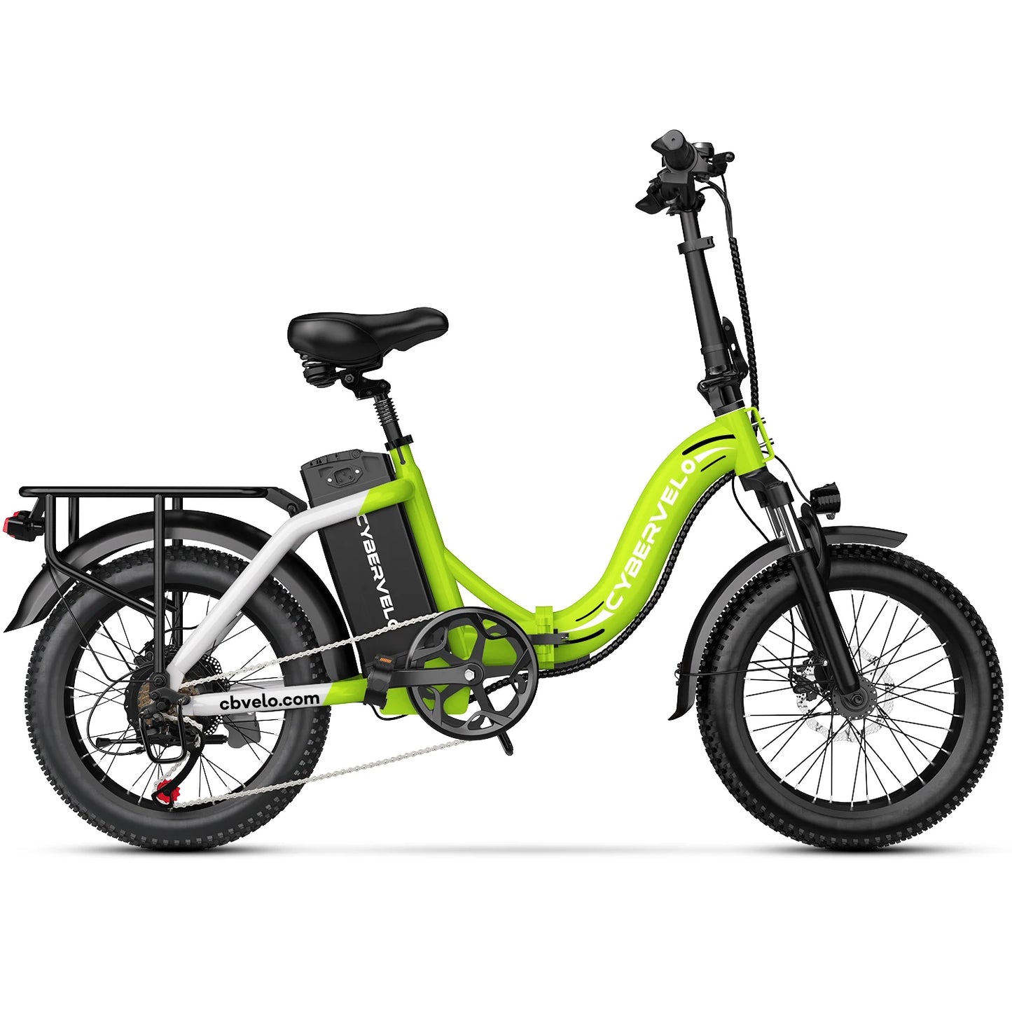 48V 20.8AH Removable Battery EBike,28+MPH,1000W Folding Electric Bike,80 Miles Max Range Electric Bike for Adults, 20" Fat Tire