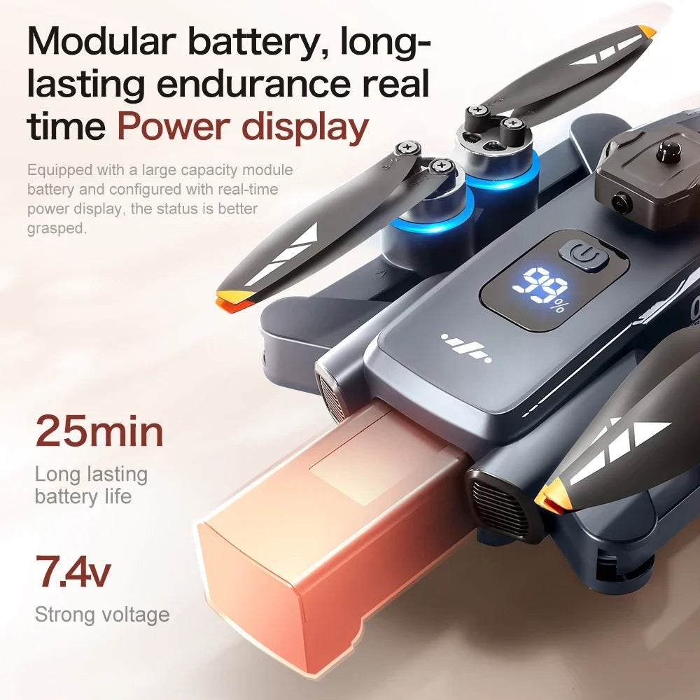 Xiaomi Mijia XT808GPS Screen Display Drone Professional HD Dual Camera 8K Dron Brushless Motor 5G WIFI FPV Foldable RC Quadcopte